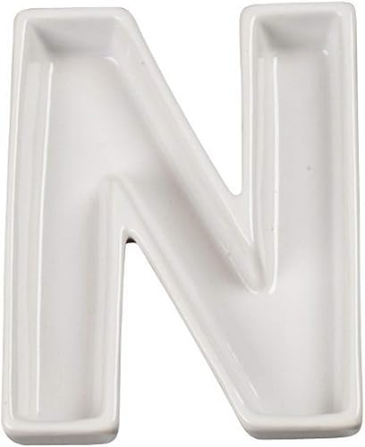 Miniatura 10 de Plato de cerámica con diseño de carta de amor Ivy Lane, color blanco, Casual, 6 - pulgadas, Blanco