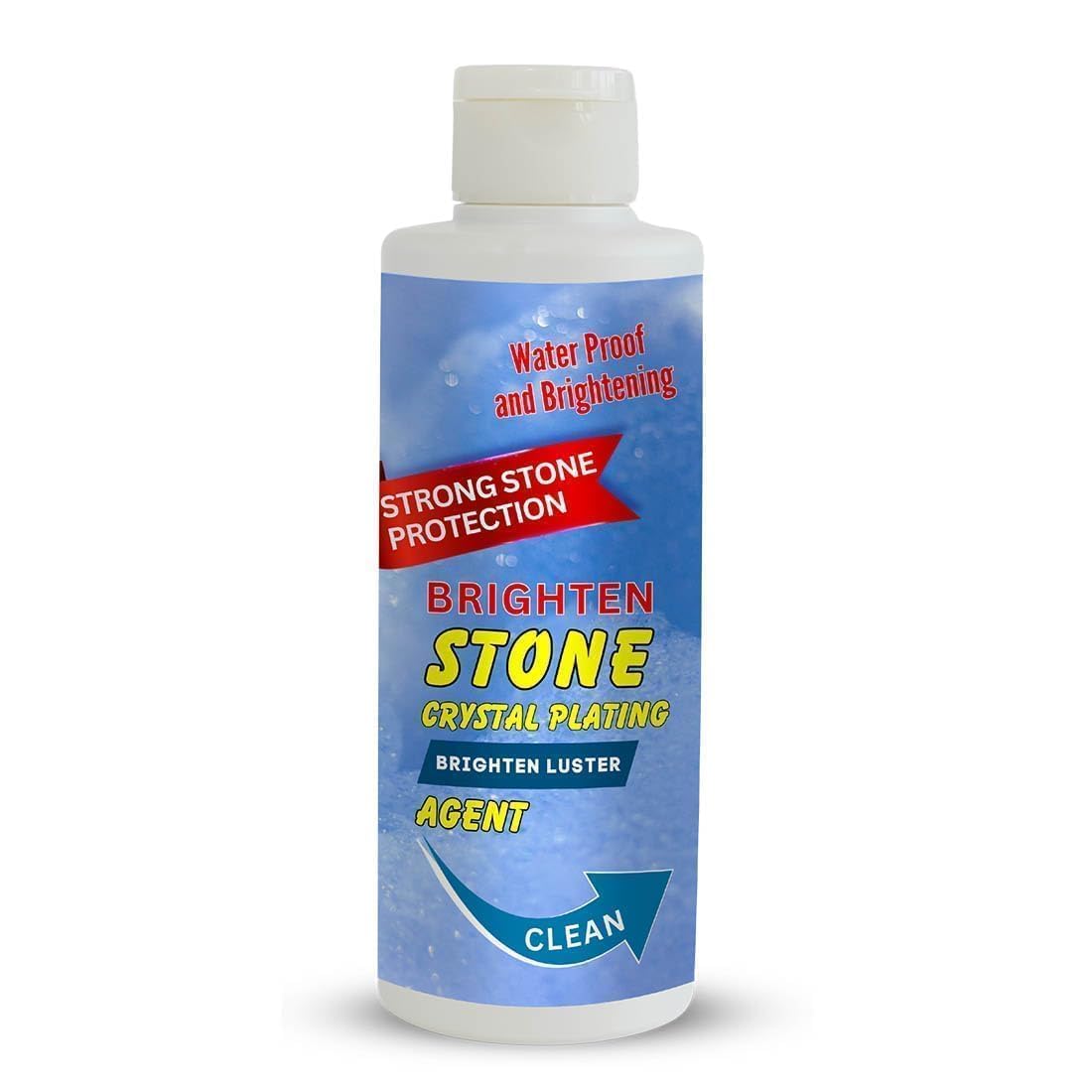 Stone Crystal Plating Brighten Luster Agent for Marble, Granite & Stone, Floor Cleaner Help to Remove Stains Grease Grime Water Spots Fingerprints Smudge (100 ML)