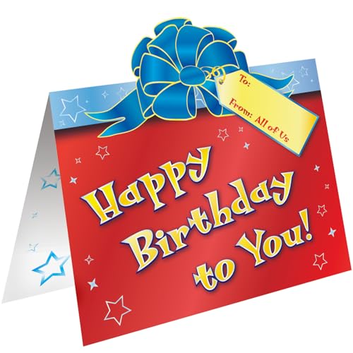 Cartes d'anniversaire Happy Birthday Lot de 32 pour collègues