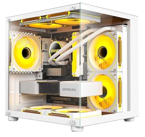 Migliori PC fissi per produzione musicale Pc Computer Gaming i9 - RAM 32GB, SSD NVMe 1 TB, RTX 5050 8GB Dissipatore liquido, Win 11 Pro, Wifi Usb, Hdmi