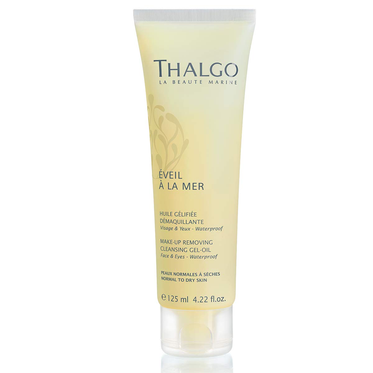 THALGO Marine Skincare, Cleansing Gel Oil, Soap & Alcohol Free Make-Up Remover, 125ml