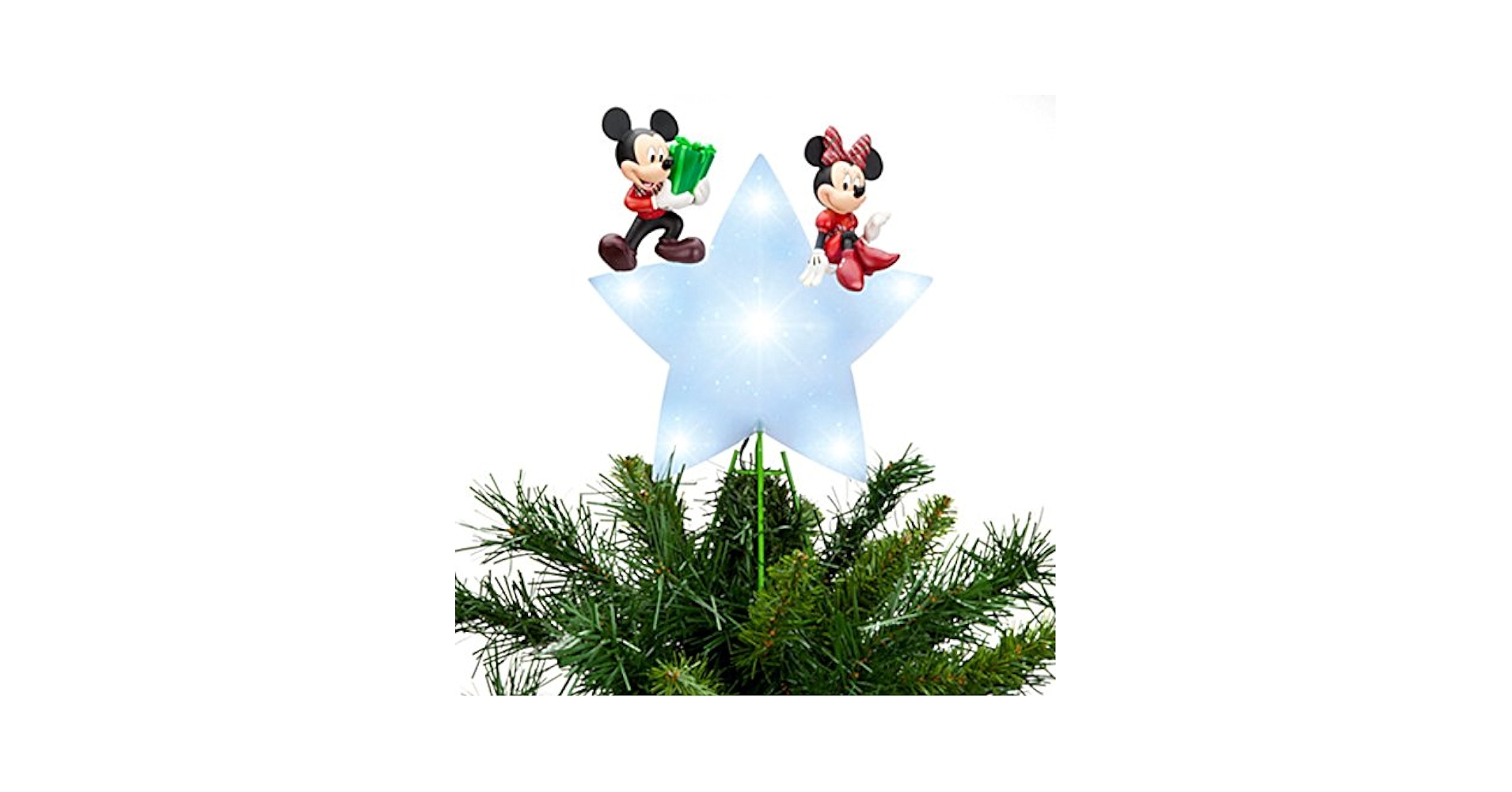 ディズニーストア クリスマス ミッキー ミニー ツリートッパー