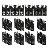 50 PCS Oscillating Tool Blade, Universal Multitool Blades Oscillating Saw Blades Quick Release Multi Tool Blades Kits for Wood and Plastic Cutting