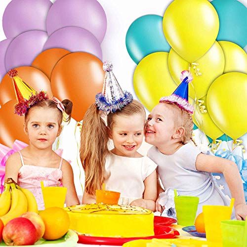 image for Kolavia 100 PCS Party Balloons, 12 Inches Premium Assorted Colorful Ba