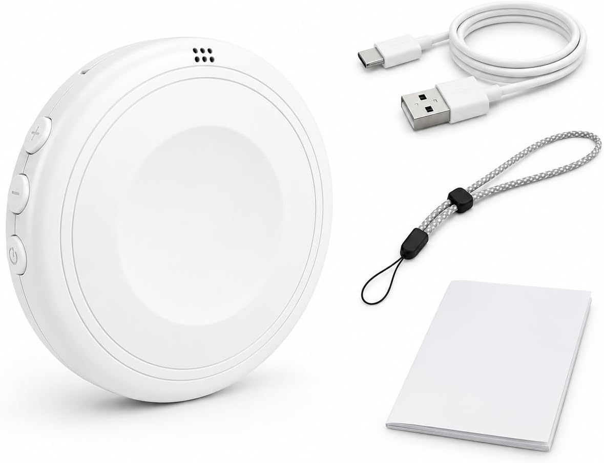 AI Language Translator Device, 165 Languages, White