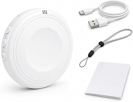 AI Language Translator Device, 165 Languages, White