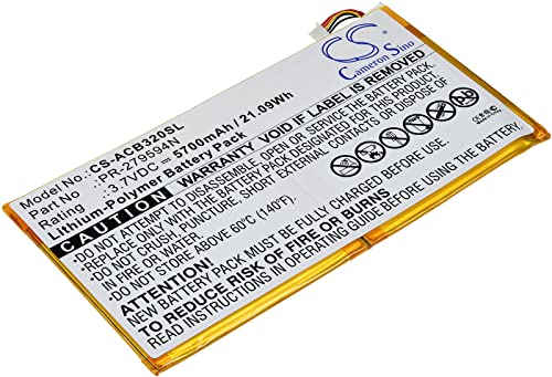 ★ Batteria di ricambio o di ricambio di alta qualità per il vostro tablet, ideale per la casa, in ufficio o ovunque in viaggio. Controllo di qualità: ogni batteria è stata testata prima della consegna.