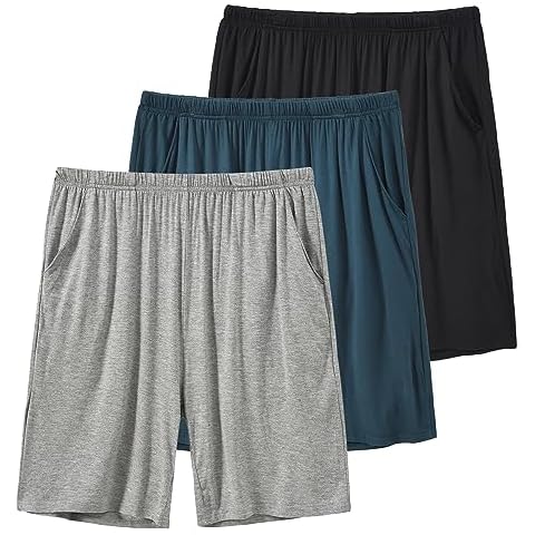 MoFiz Men's Adjustable Lounge Pyjama Shorts Cover