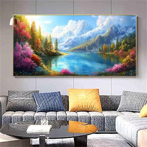 Peinture diamant forêt 5D pour créer une décoration de chambre zen