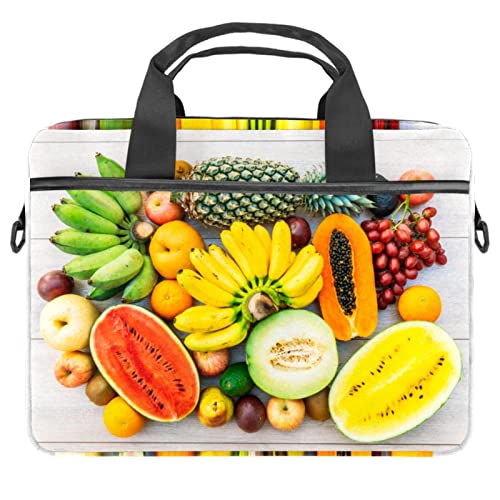 Sacoche à bandoulière pour ordinateur portable avec motif aquarelle coloré