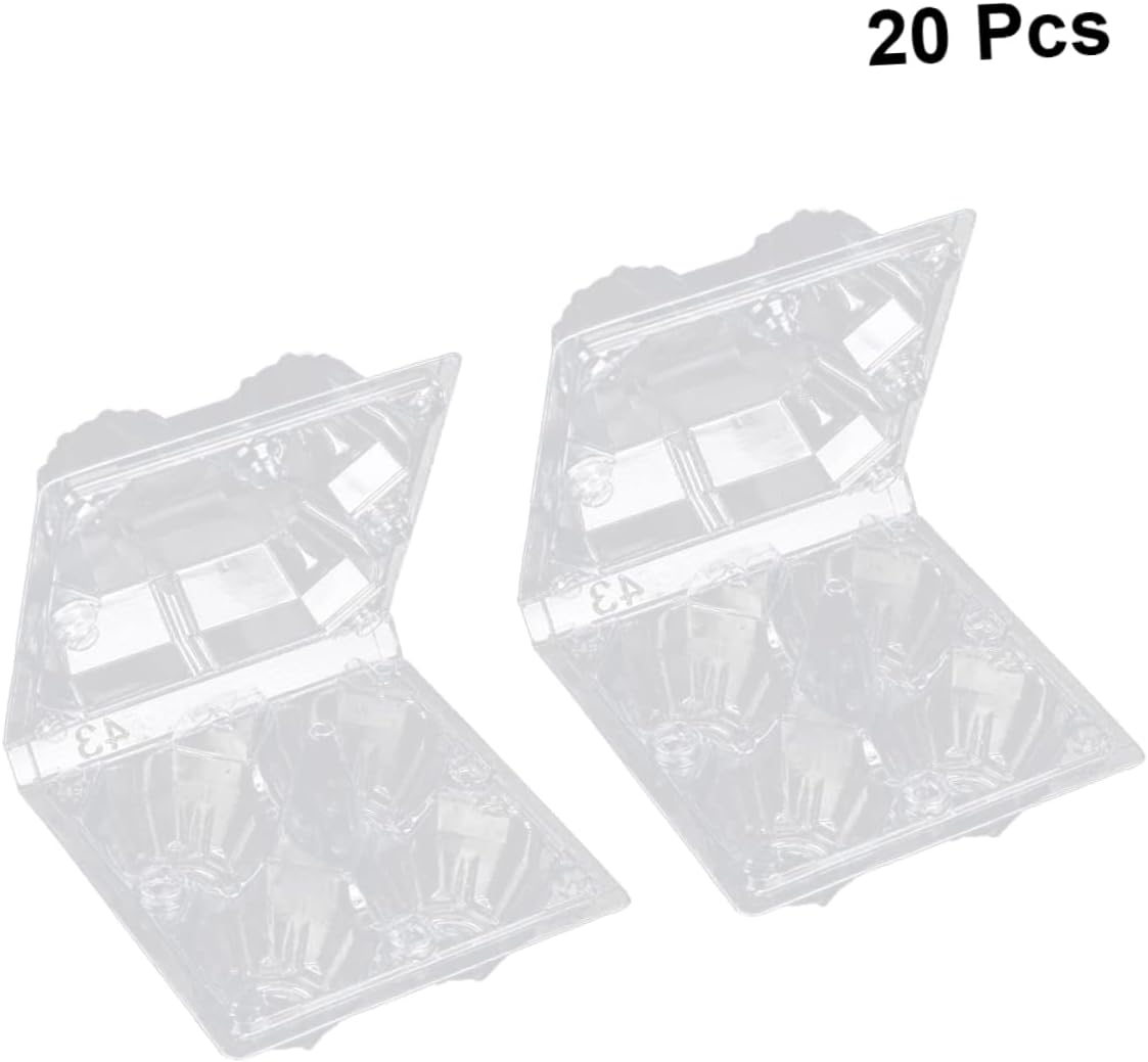 50pcs Plastic Egg Holder Portable Egg Tray for Refrigerator and Travel Secure Storage Container for Camping and Picnics for Organizing