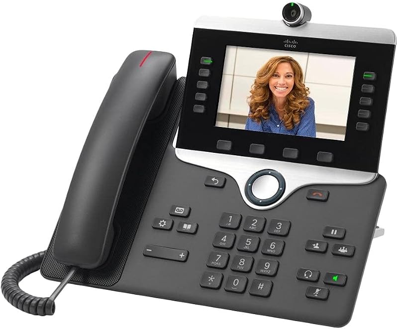 CP-8845-K9 Videoteléfono IP de 5 líneas (fuente de alimentación no incluida)