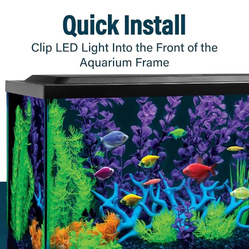 Image of GloFish 10-Inch LED Light Stick for Fish Aquariums Up to 20 Gallons, 1 Count, with White, Blue and Magenta LED Lights