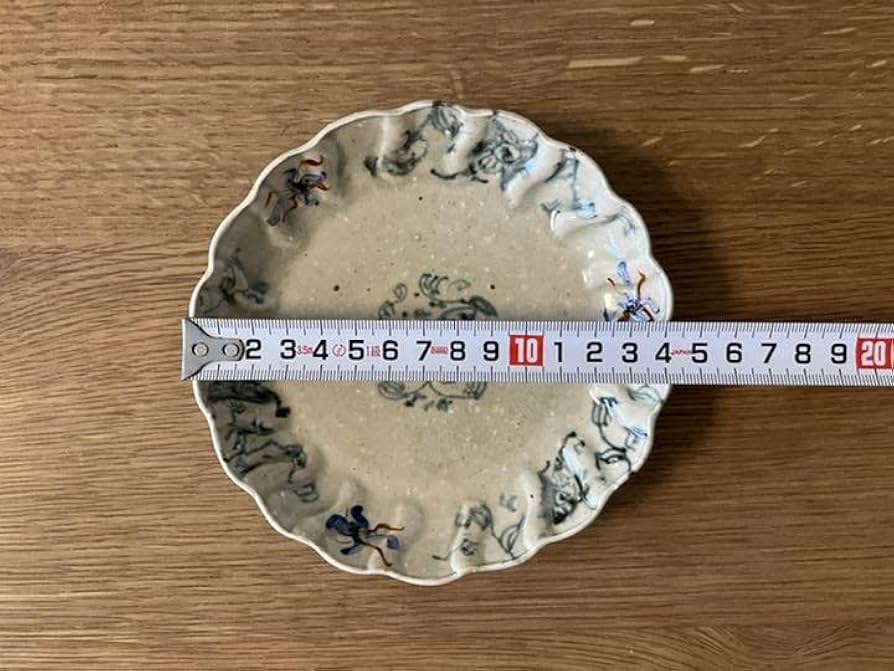 岡晋吾　白　縁飾り小皿　2枚セット 岡晋吾白縁飾り小皿2枚セット