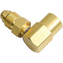 90 Degree Bronze Inactive Airlink for Welding Machines Highlighting Effective Transfer and Compact Structure