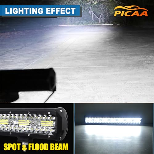 Barre LED combo 480W de 23 pouces avec kit complet de câblage inclus - 5