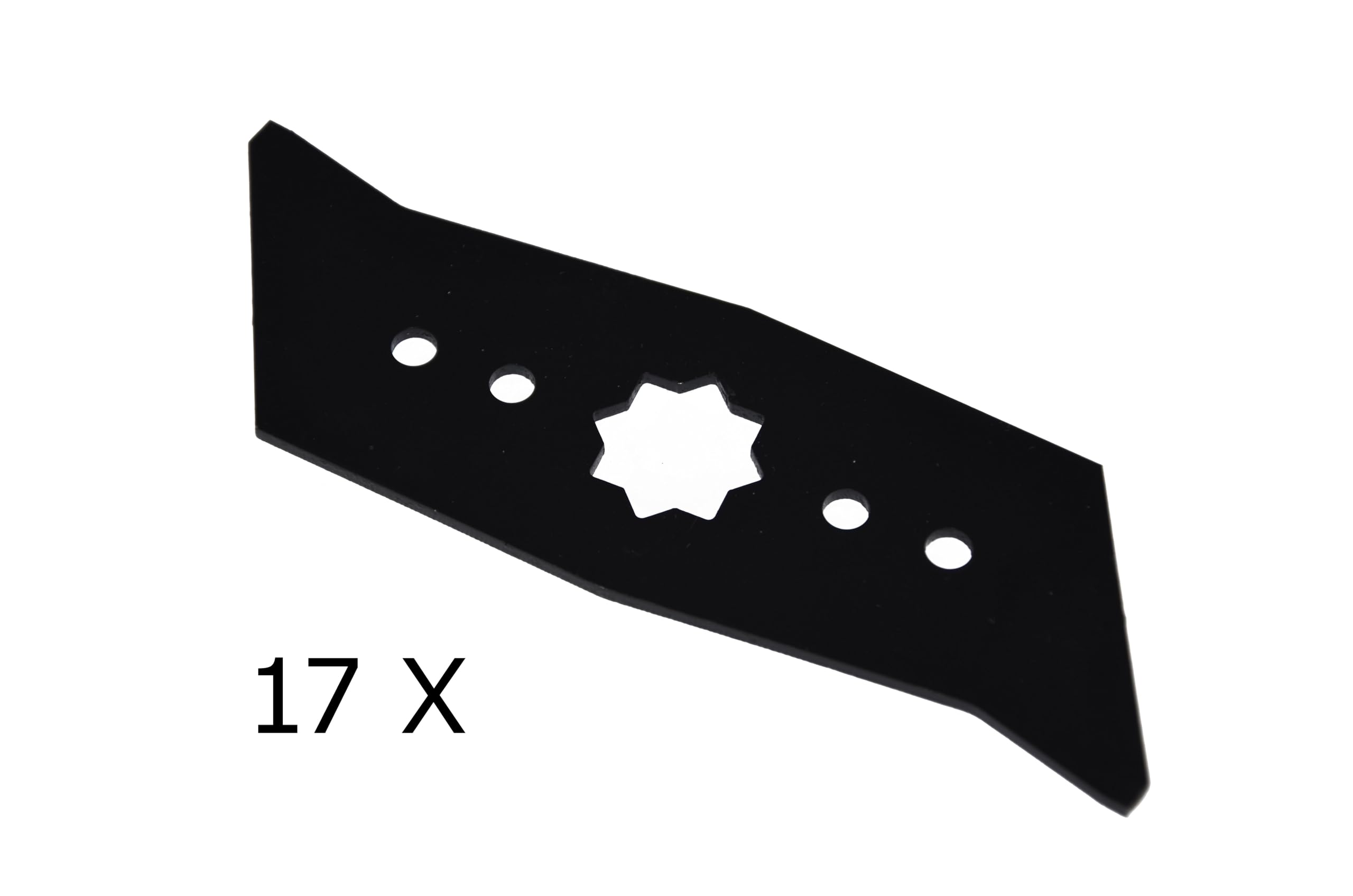 perfektGarten 17 x ostrza wertykulatora kompatybilne z Wolf UV 38 BX - stal HQ