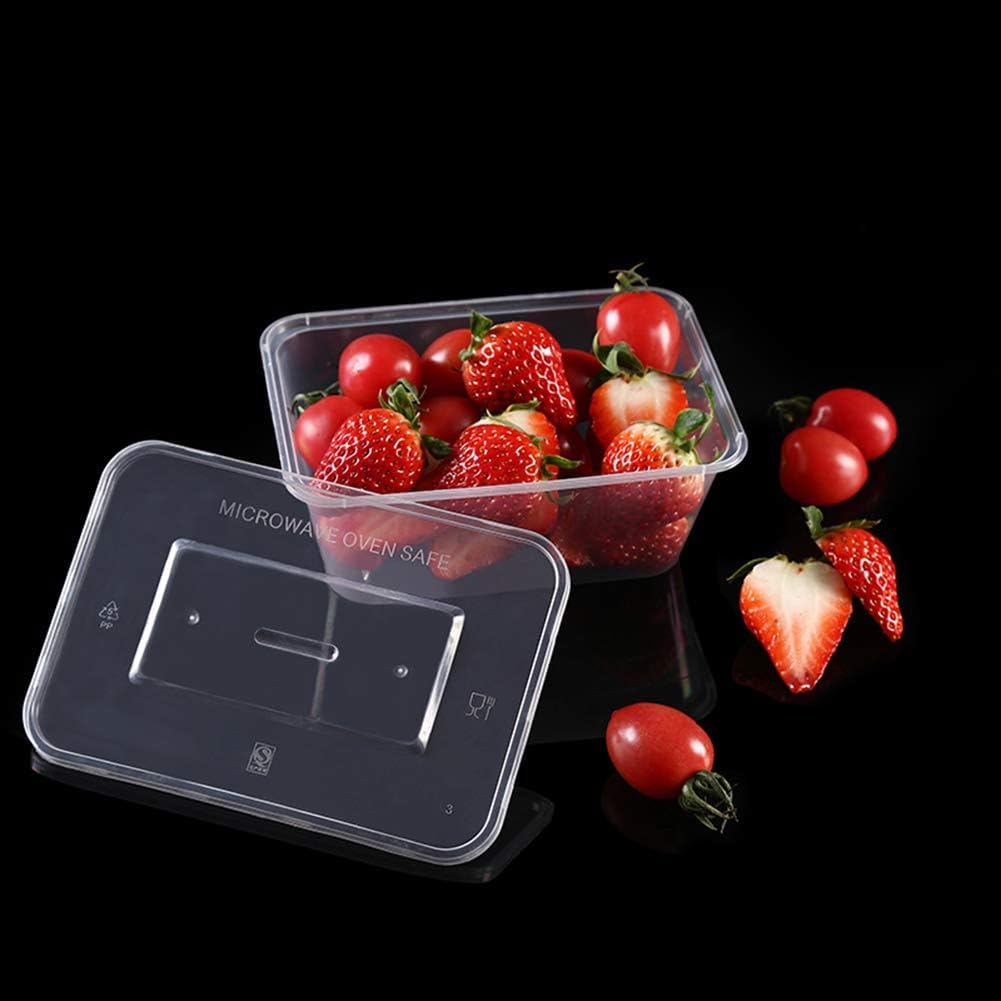 50 SETS Takeaway Containers,Microwave Safe, Take away Food Containers