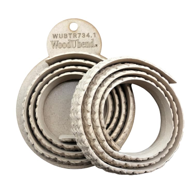 Adornos de madera flexibles para reparar cantos curvos y decorar superficies difíciles fácilmente