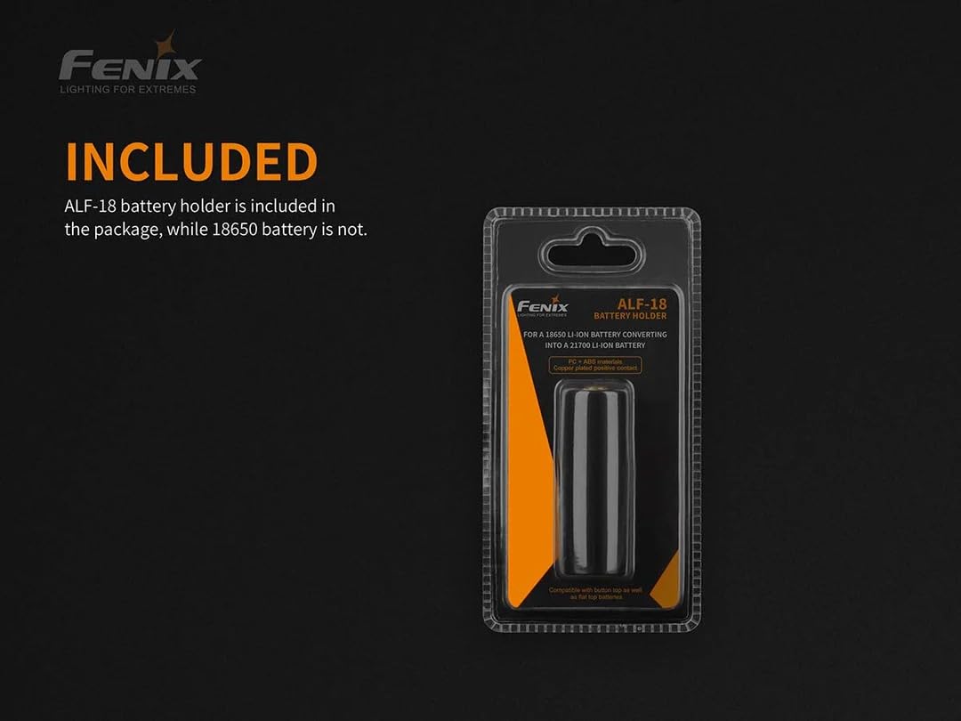 Fenix ALF-18 uchwyt baterii 18650 do 21700 adapter