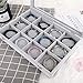 Emibele Jewelry Organizer Bracelet Storage Tray Box, 12 Grids Jewelry Tray with Clear Lid Velvet Jewelry Box for Necklace Bracelets Bangles Display Storage Organizer Box, Grey