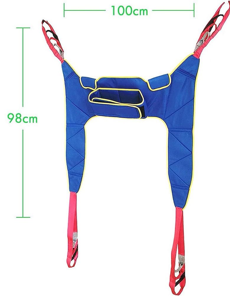 Genérico Grúa De Pacientes, Arnés De Traslado De Enfermería, Alta Capacidad De Carga 230 Kg, Compatible con Grúa Universal, Ayuda para El Cuidado Domiciliario