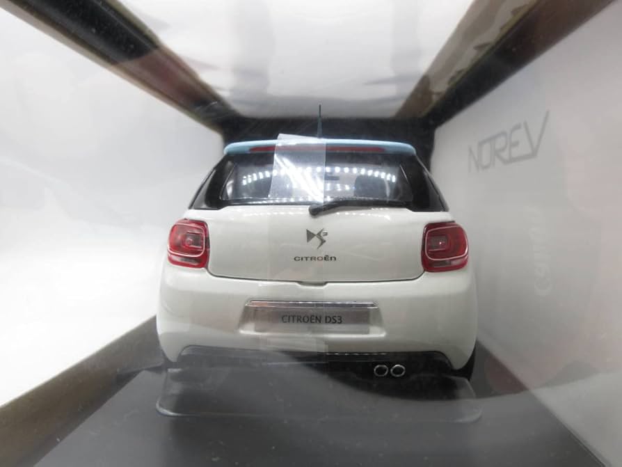 Amazon | 1/18 ノレブ シトロエン DS3 ミニカー ホワイト×ライト