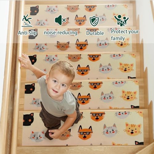 Tapis d'escalier antidérapants pour le confort des chiens et chats - 5