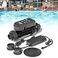 Smart Saltwater Pool Chlorinator System, Up to 60,000 Gallons Pool, Salt Chlorine Generator Built-in Wi-Fi & APP Control, Salt Pool Chlorine Generator for Above & In-Ground Pools, IPX5,25g/h