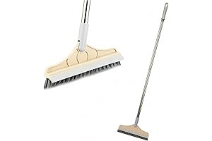 2-in-1 Magic V Broom Sweeper Carpet Cleaning Floor Scrub Brush