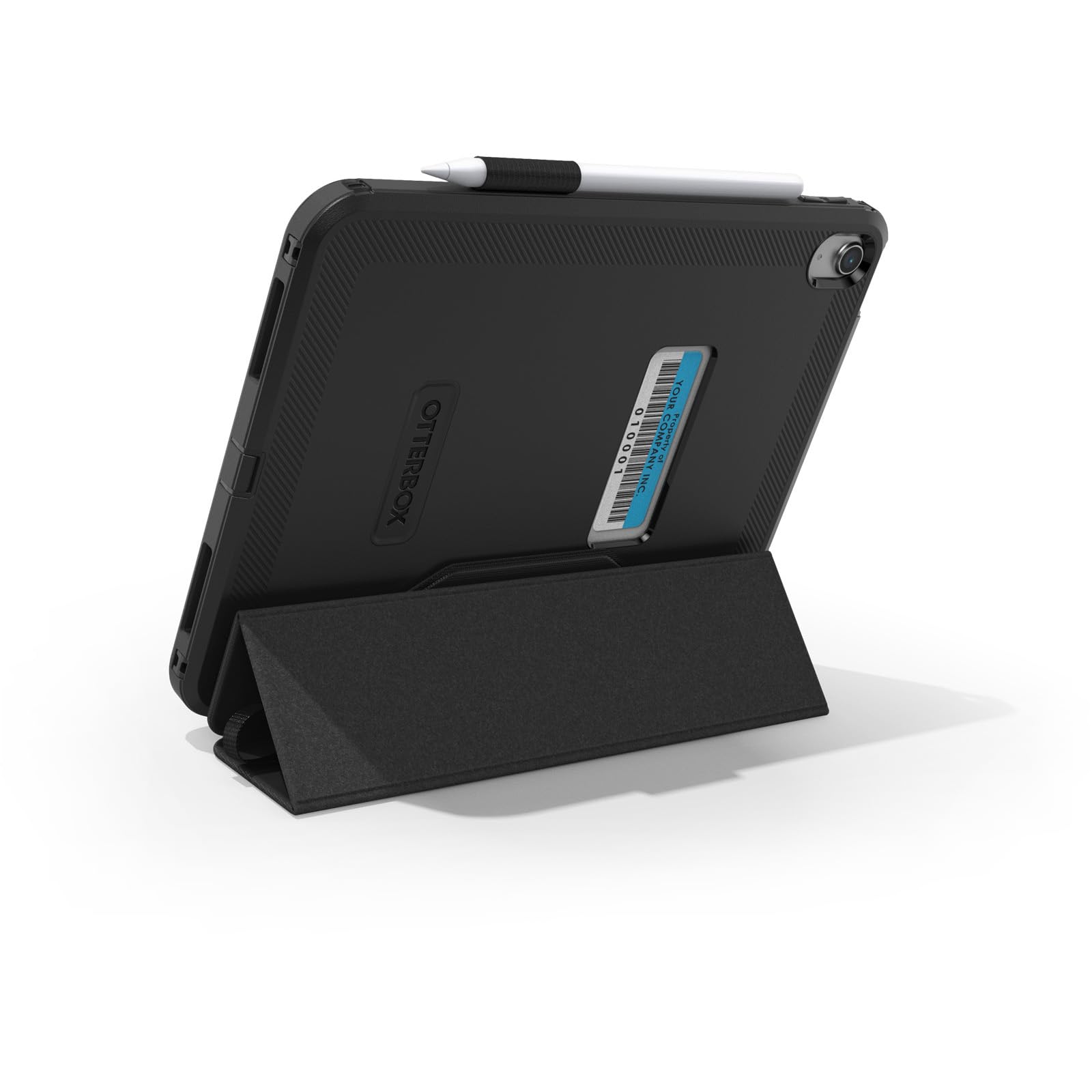 OtterBox Defender Folio Hülle für iPad (A16) 11/10. Generation, Schwarz
