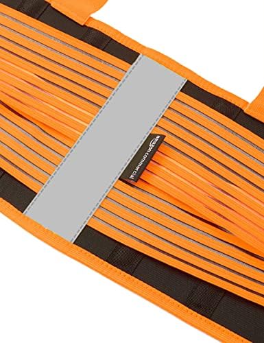 Amazon Basics Adjustable Work back support belt, L, Orange