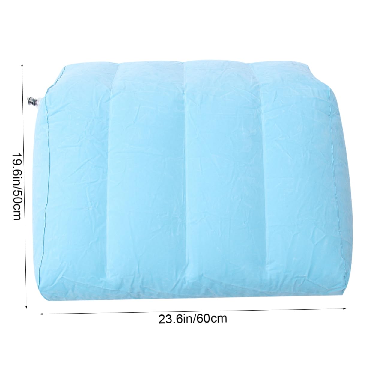 FRCOLOR 1Pc Inflatable Knee Cushion Lightweight Portable Leg Pillow for Relaxation Comfort and Support for Elevating Legs During and Sleep Blue