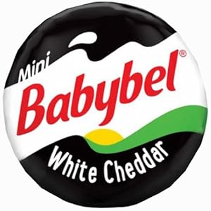 Mini Babybel White Cheddar Cheese, 4.23 Ounce — 12 per case.