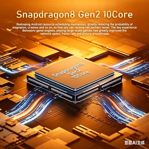 Image of C24 Ultra Unlocked Phone, 8GB+256GB Large Storage Smart Phone, Android 14 Cell Phone, 6800 mAh Battery Unlockedphone, 6.8-inch /5G Dual SIM [Works with T-Mobile, AT&T, Verizon]-Orange