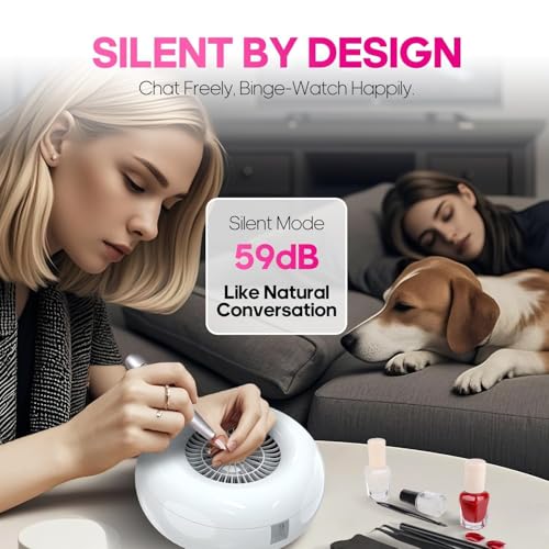 Extractor de Polvo para Uñas con Ventilador Silencioso miniatura 3