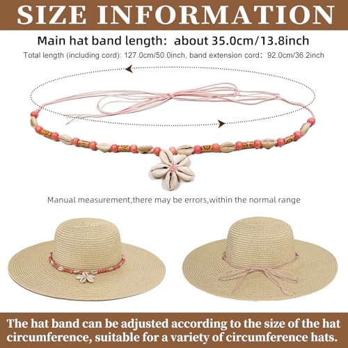 Image of Cowboy Hat Bands for Men and Women,Hatbands Belt for Cowboy /Western /Fedora /Cowgirl Hats Multicolor