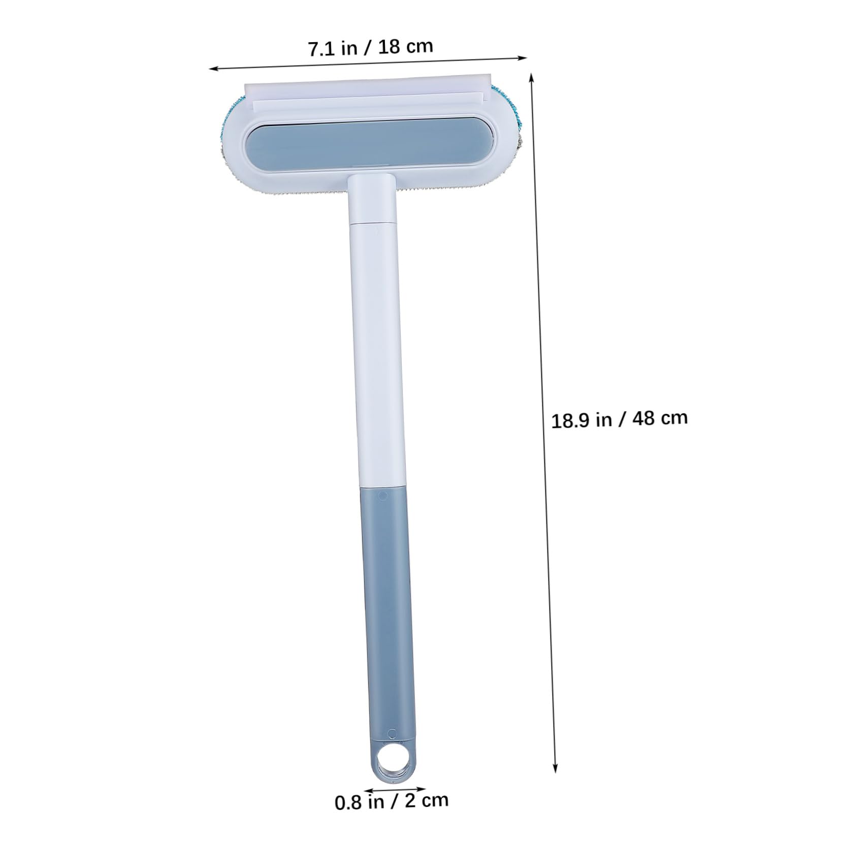 GOOHOCHY Space-Saving Pet Hair Remover Brush Window Squeegee Door Mesh Brush Pet Hair Removal Broom for Window Screen Mesh