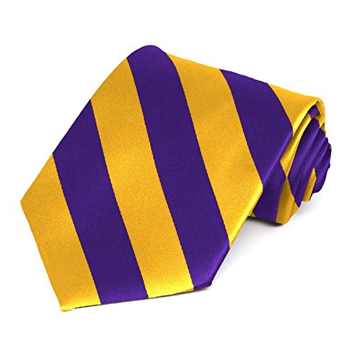 Image of tiemart Men's Striped Tie Standard Length