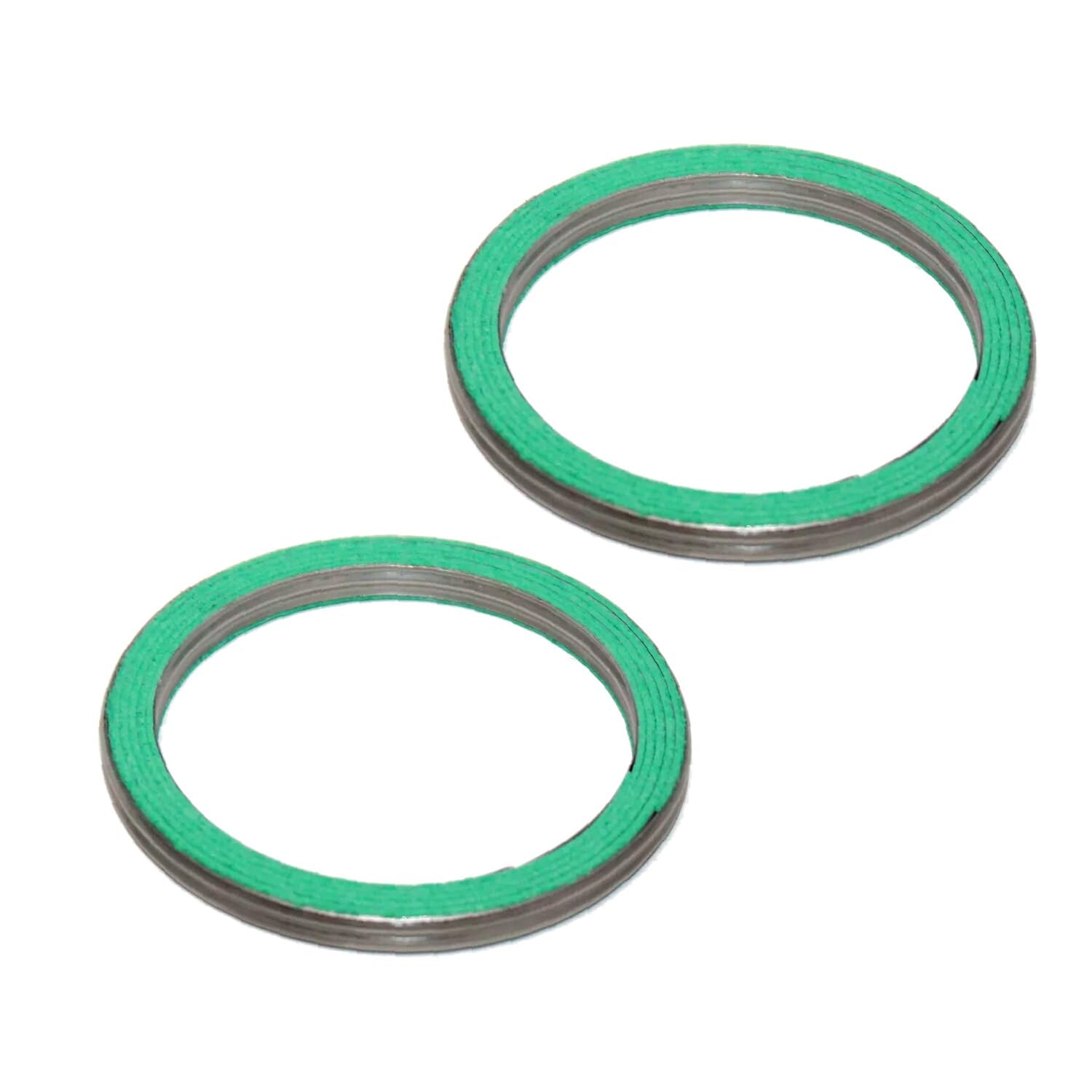 Replacement Part 2 Exhaust Muffler Gasket for Suzuki VL1500 Intruder 1500 1998 1999 2000