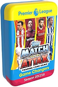 Match Attax 2017-18 Topps EPL Cards - Game Changers Mega Tin 60 Cards & Limited Edition Gold Card