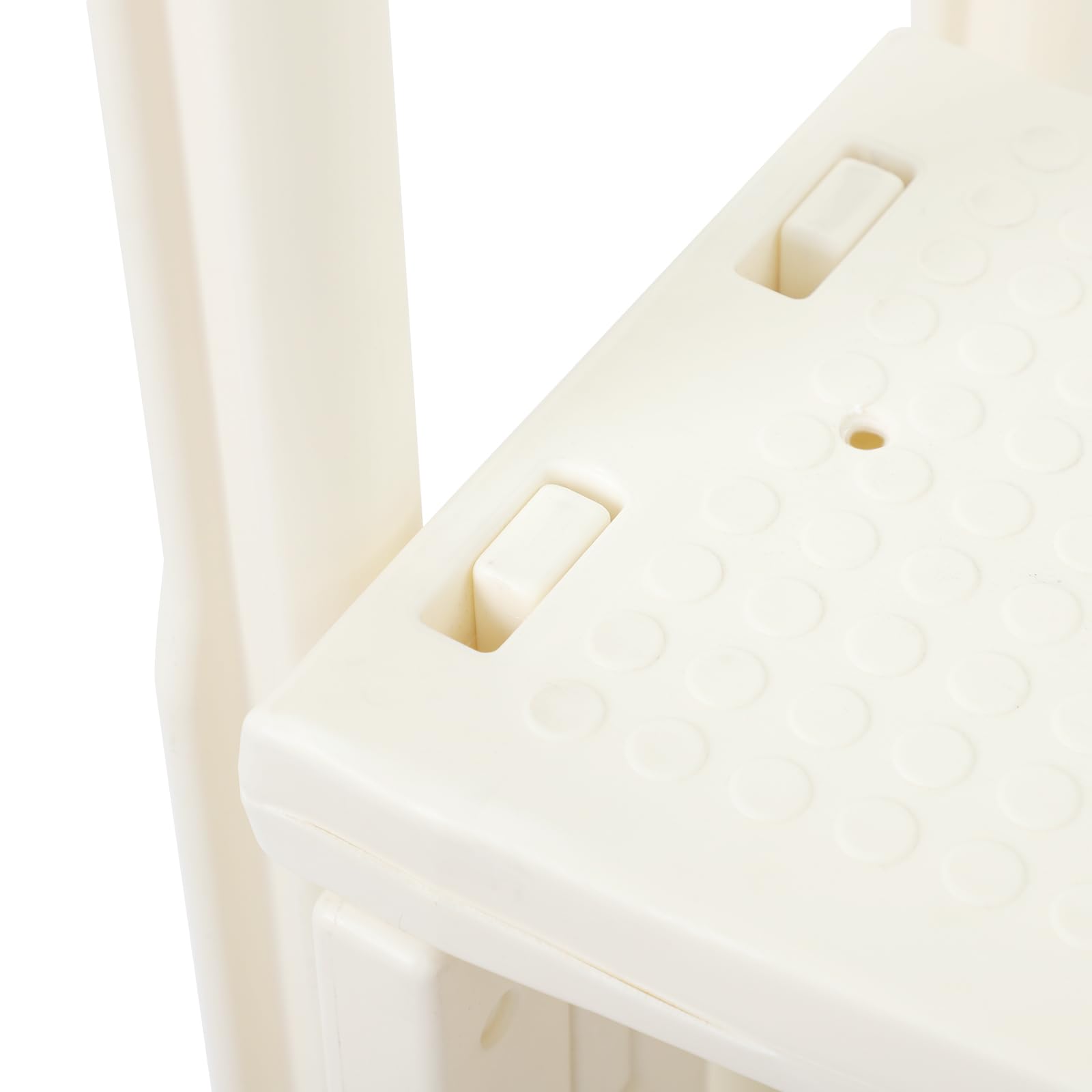 rutschfeste Poolleiter Kunststoff-Pooltreppe mit Handläufen, 3 rutschfesten Stufen, Whirlpoolstufe 181.44 kg Tragkraft, Schwimmbadtreppe für Einbaupools, Terrasse, Haus, Innen, Außen