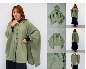 ゴールデンカムイ earth コラボ　尾形百之助 ポンチョ　未使用　Fサイズ Amazon.co.jp: ゴールデンカムイ 尾形百之助 外套ポンチョ