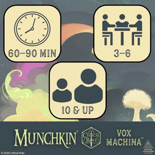 Munchkin Vox Machina juego de mesa estratégico físico miniatura 7