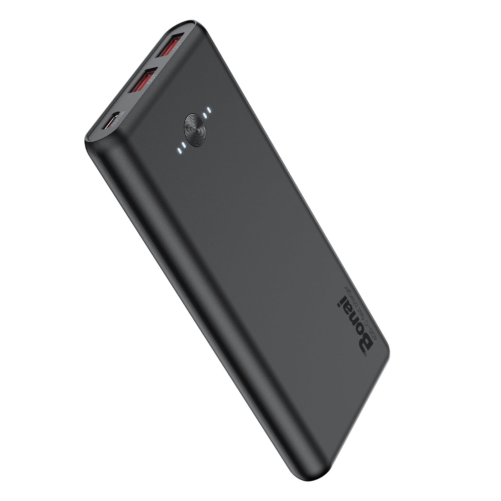 BONAI Portable Charger, 10000mAh 20W Power Bank Fast Charging with 3 Outputs (1 USB-C in&Out), Ultra-Slim External Battery Charger for iPhone 16/15/14 Series, Galaxy S23/S22/S21, iPad and More