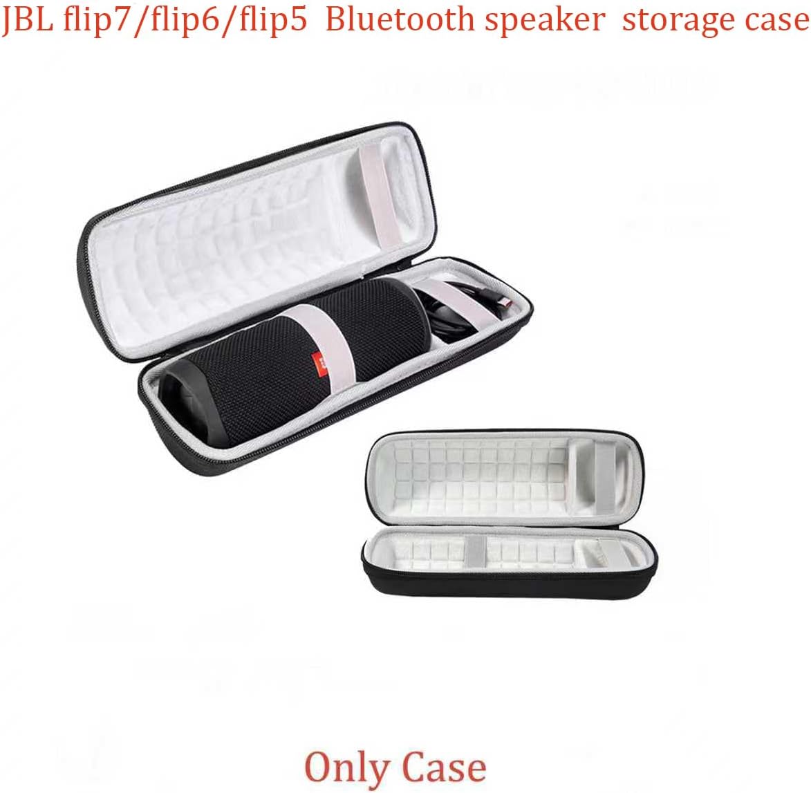 Portable Protective JBL flip 7 case, Durable Shockproof Hard Bluetooth Speaker case, Soft, Compact (Only Case) - Image 2