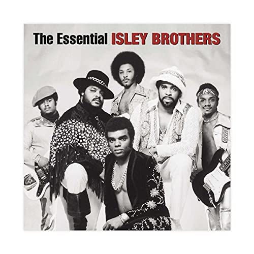 R. Kelly Poster sur toile Motif The Essential Isley Brothers 30 x 30 cm