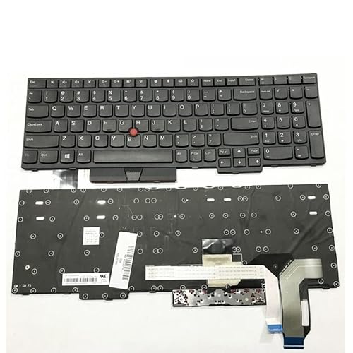 Vp US/RU L[{[h ThinkPad E580 E585 E590 E595 L580 L590 T590 FRU 01YP560 01YP640 01YP720 P52 P72 [tȒPn (Color : US no-backl