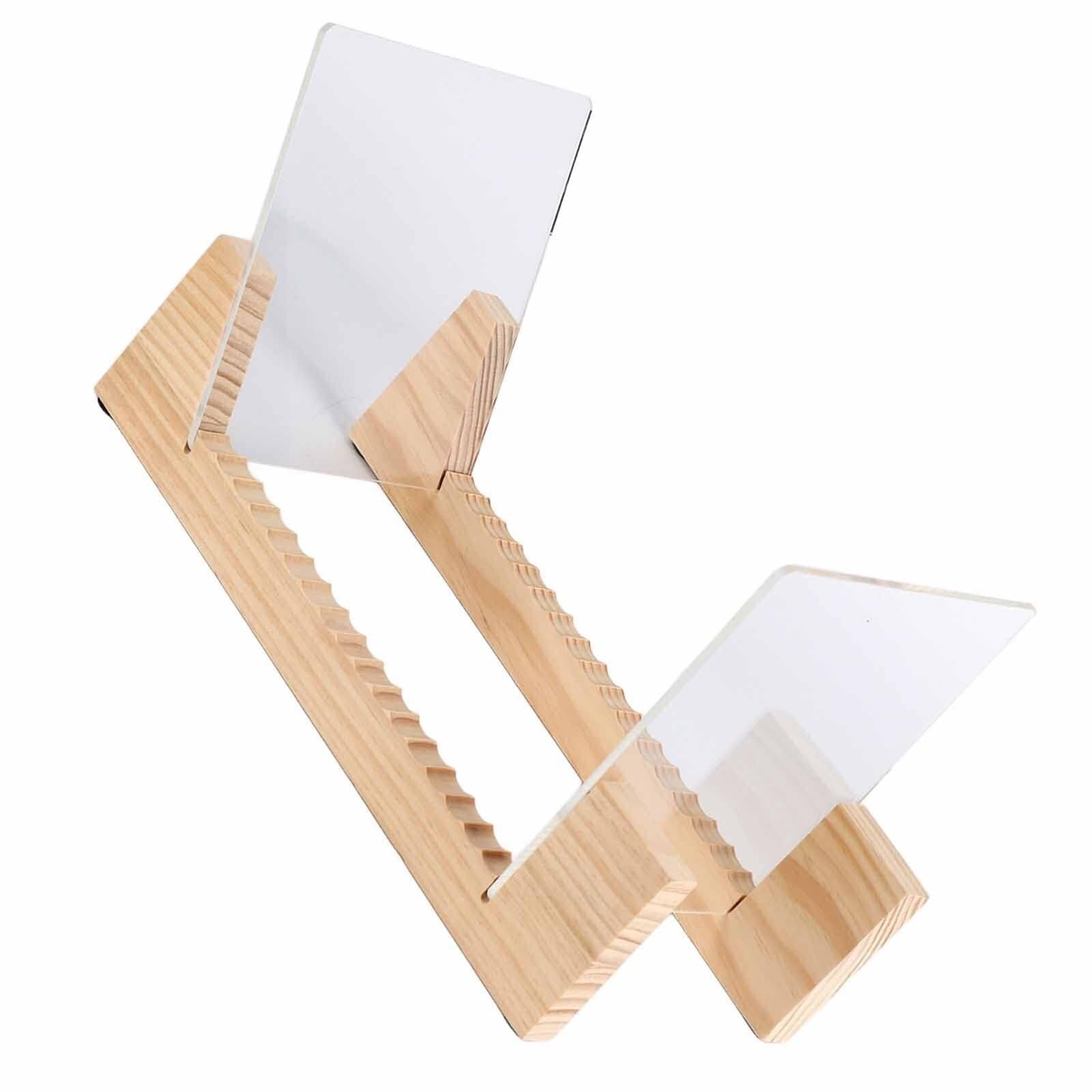 Porta Vinili Porta CD Supporto for Dischi in Vinile, Scatola di Legno, Supporto for Dischi in Vinile, Espositore in Legno Porta Dischi Vinile