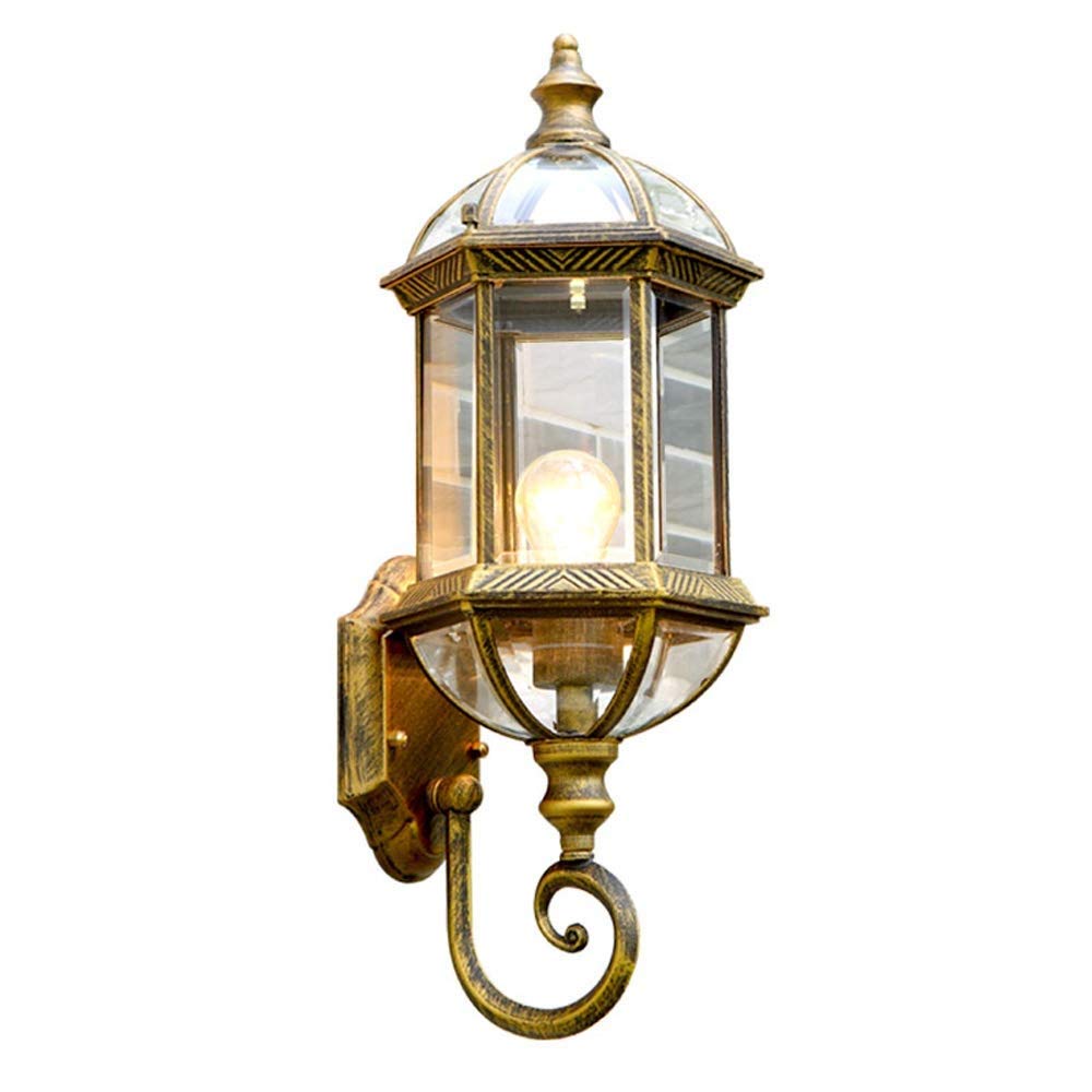 Luminaire mural vintage bronze haut de gamme pour décoration extérieure